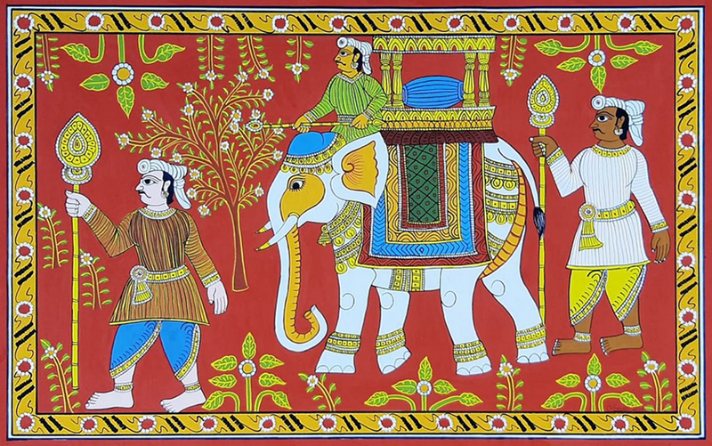 buy Ambari: CHERIYAL SCROLL PAINTING