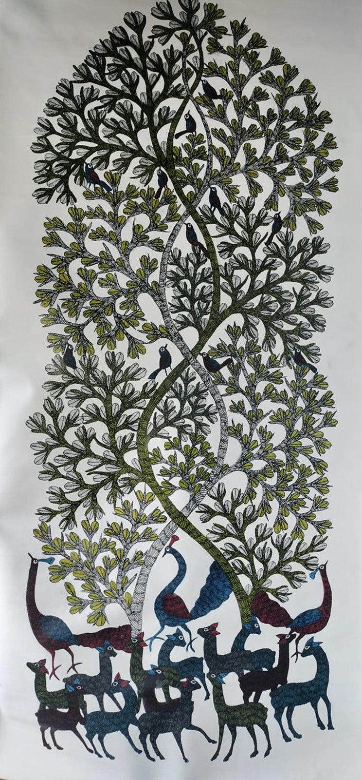 Animals in Gond by Gareeba Singh Tekam