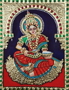 buy Annapurna in Tanjore Painting by Sanjay Tandekar