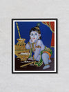 Baal Krishna, Tanjore Painting by Sanjay Tandekar