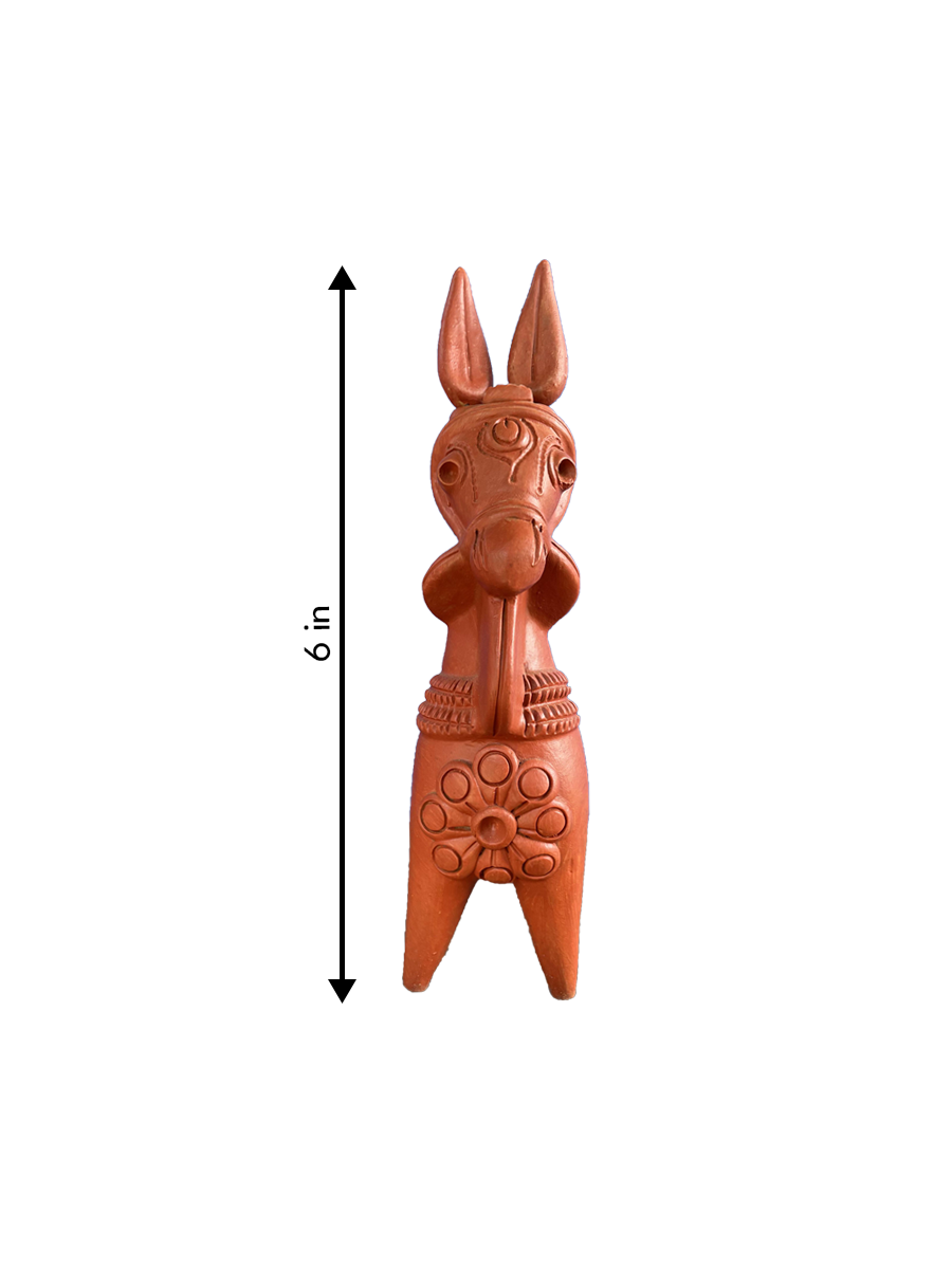 Buy Bankura Horse in Terracotta by Ranjan Das