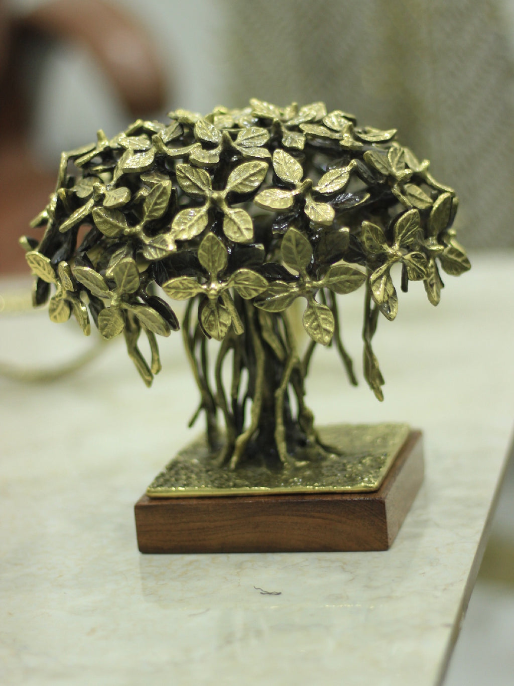 Shop Banyan Tree in Brass work by Chanchal Chakraborty