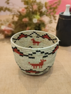 Shop Beige and black basket In Sabai Grass Work by Dipali Mura