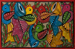 Santhal-Tribal Pattachitra by Manoranjan Chitrakar for sale