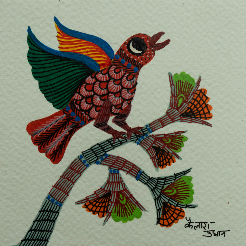 Buy Bird in Gond by Kailash Pradhan