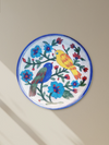 Shop Birds Design on a plate in Blue pottery