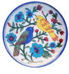 Buy Birds Design on a plate in Blue pottery