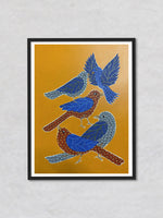 Birds, Gond Painting by Venkat Shyam