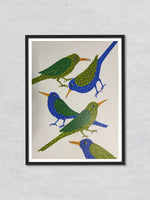 Birds, Gond Painting by Venkat Shyam