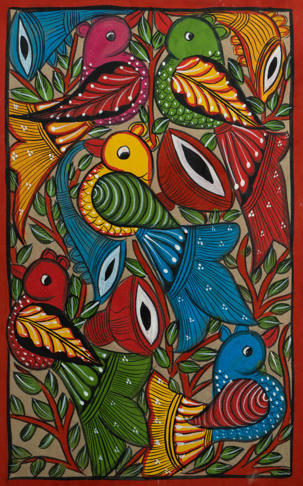 Shop Santhal-Tribal Pattachitra by Manoranjan Chitrakar 