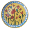 Buy Blooming flowers on plate in Blue pottery 