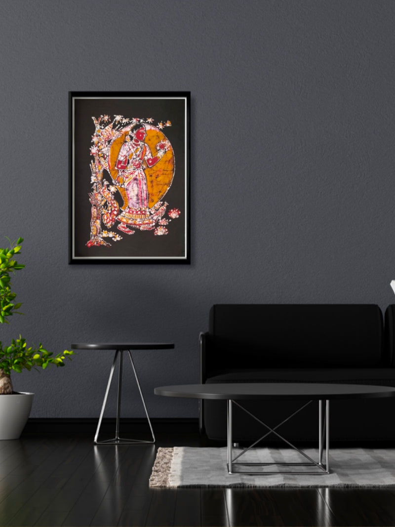 Ugadi Festival Batik Painting for Sale