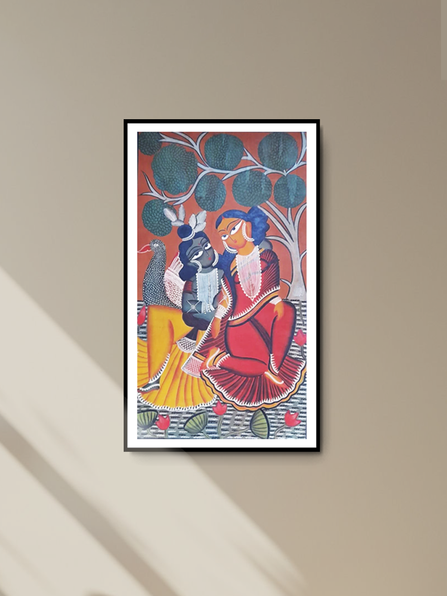 Celestial Woodland: Uttam Chitrakar's Kalighat portrait