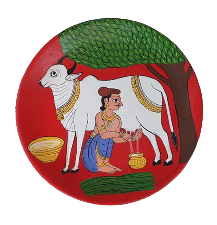 Buy Cheriyal Wall Plates by Sai Kiran