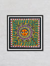 Circle of Beauty – Concentric intricacy, Madhubani Painting by Ambika Devi