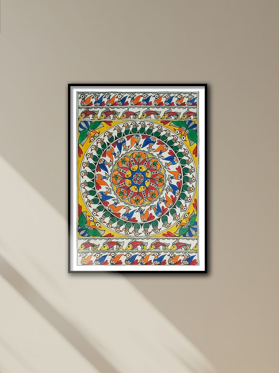 Shop Circle of Life:Madhubani Artwork by Priti Karn