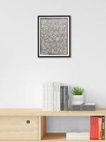 Shop Circle of Symphony - An Aquatic Tapestry, Madhubani Painting by Priti Karn