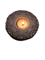 Buy Circular Diya Wood block art / rajasthani