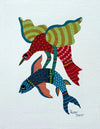 Collection of Animals in Gond Art Paintings by Kailash Pradhan