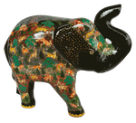 Buy Colorful Elephant in Kashmiri Paper Mache by Riyaz Khan