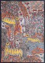 Buy Colors of the Wild: Madhubani Painting by Vibhuti Nath