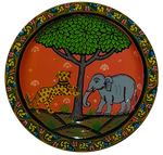 Buy Nature Pattachitra Wall Plates