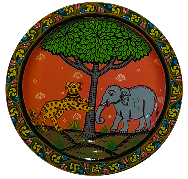 Buy Nature Pattachitra Wall Plates