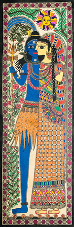 Buy Love Madhubani Painting by Ambika Devi