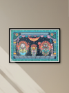 Cosmic Harmony: Jagannath's Pattachitra Portrait by Purusottam Swain for sale