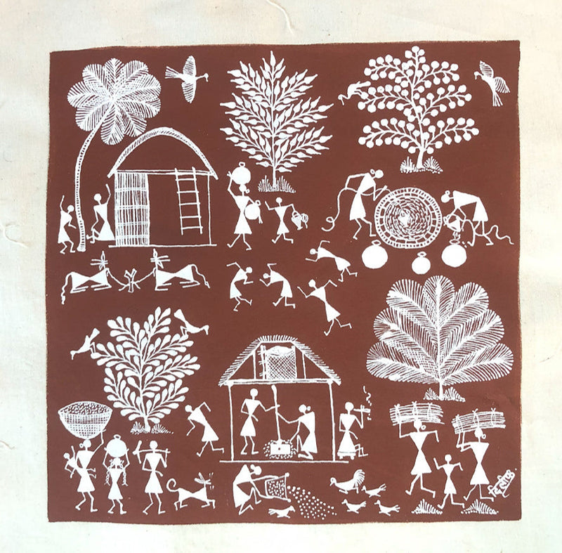 Cultural Life of Warli Tribe, Warli Art by Dilip Bahotha