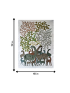 Deer with tree In Gond art for sale