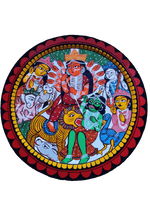 Maa Kalighat plate art/ wall plates for Sale