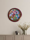 Order Online Maa Kalighat Wooden Wall plate art