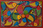 Depiction of fish marriage: Santhal-Tribal Pattachitra by Manoranjan Chitrakar