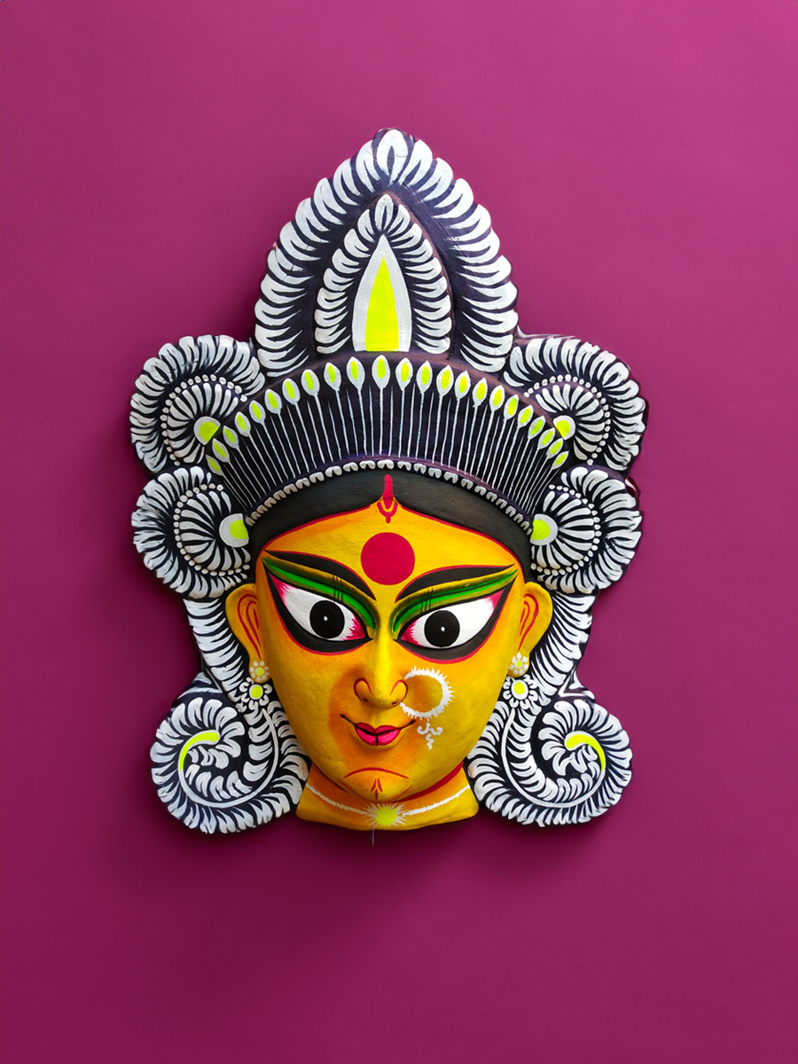 Shop Devi Durga in Chhau Mask by Dharmendra Sutradhar