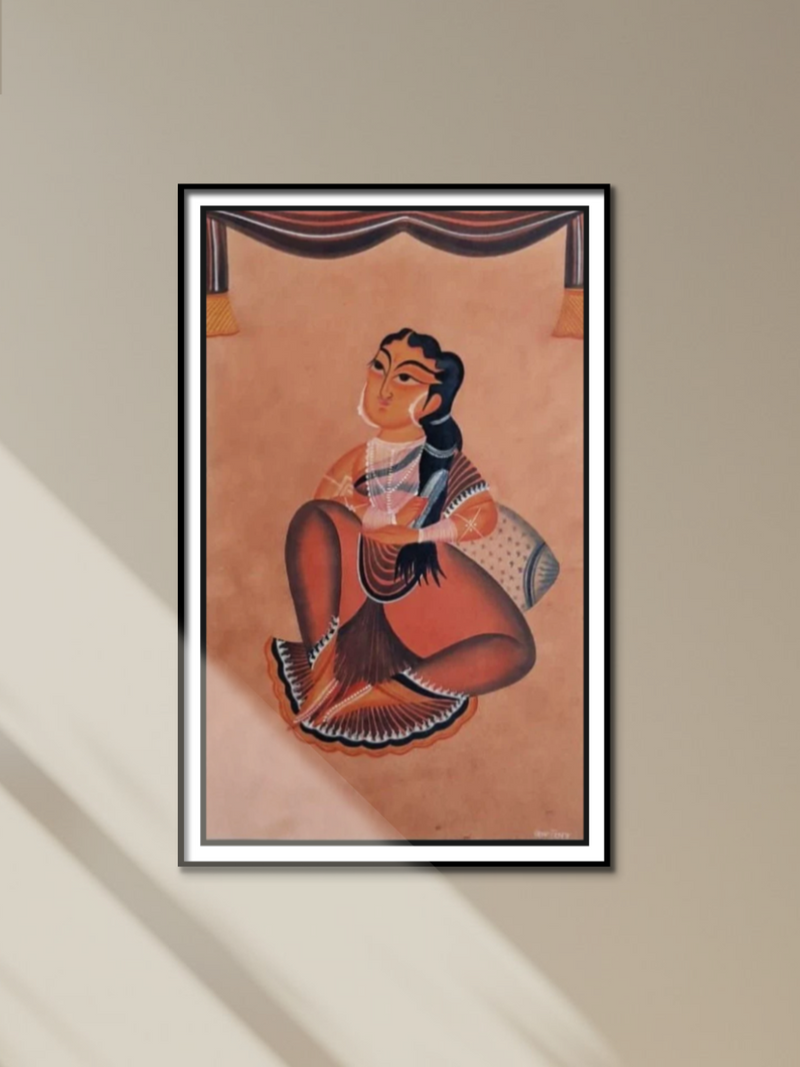 Divine Devotion: A Glimpse into Uttam Chitrakar's Kalighat