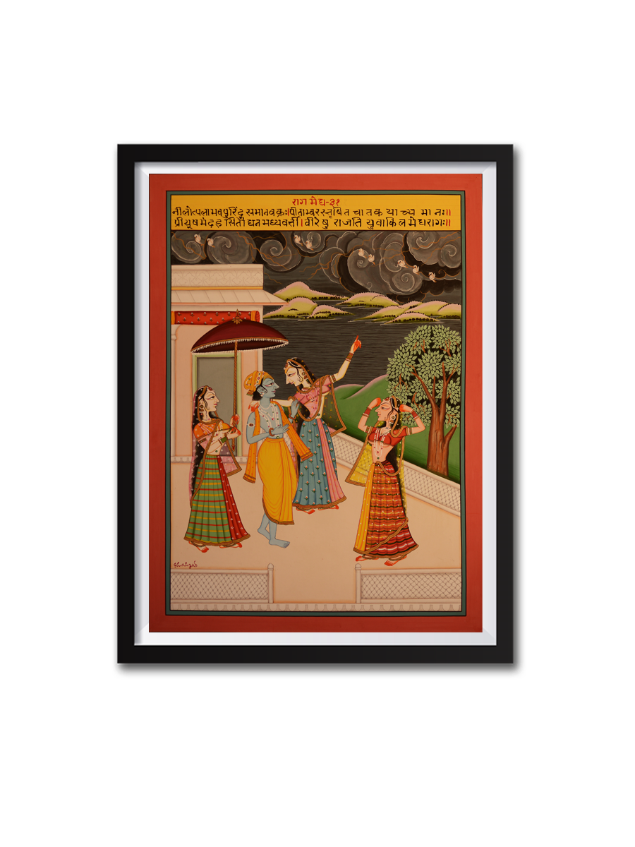 Buy Raag Megh kishangarh painting