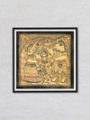 Divine Family A Mythological Tapestry of Madhubani Art, Madhubani Painting by Ambika Devi