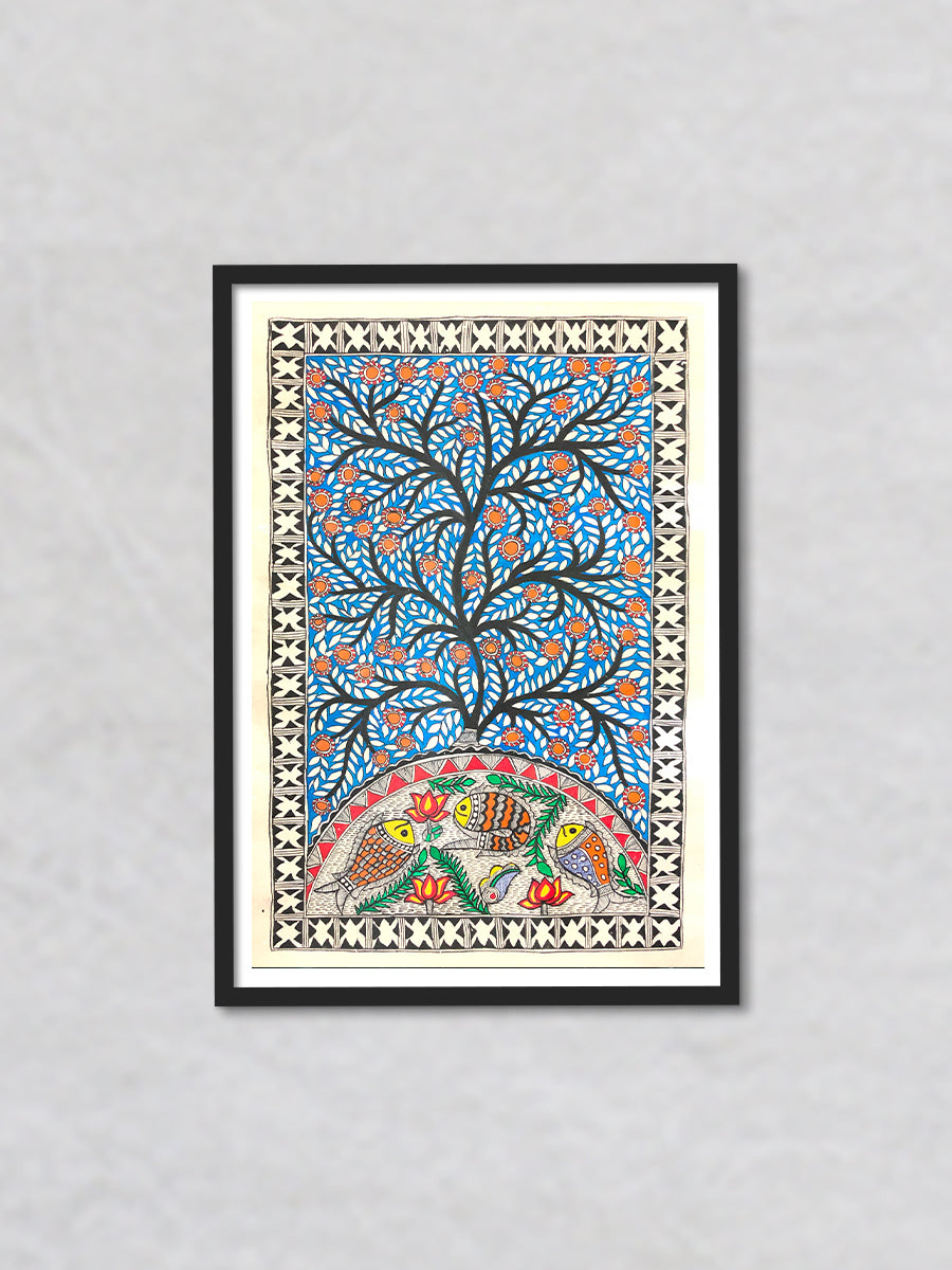 Madhubani artwork by Ambika Devi