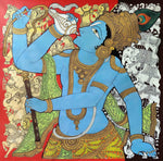 Lord Krishna Kalamkari Painting 