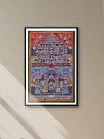 Divine Tapestry: Sri Chaitanya's Life Unfolded in Pattachitra by Purusottam Swain