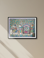 Doli Kahar, Madhubani Painting by Ambika Devi for sale