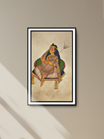 Buy Durga with Trishul: Kalighat by Uttam Chitrakar