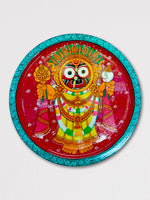 Order Online  Lord Jagannath Pattachitra Wooden Wall Plates at memeraki.com