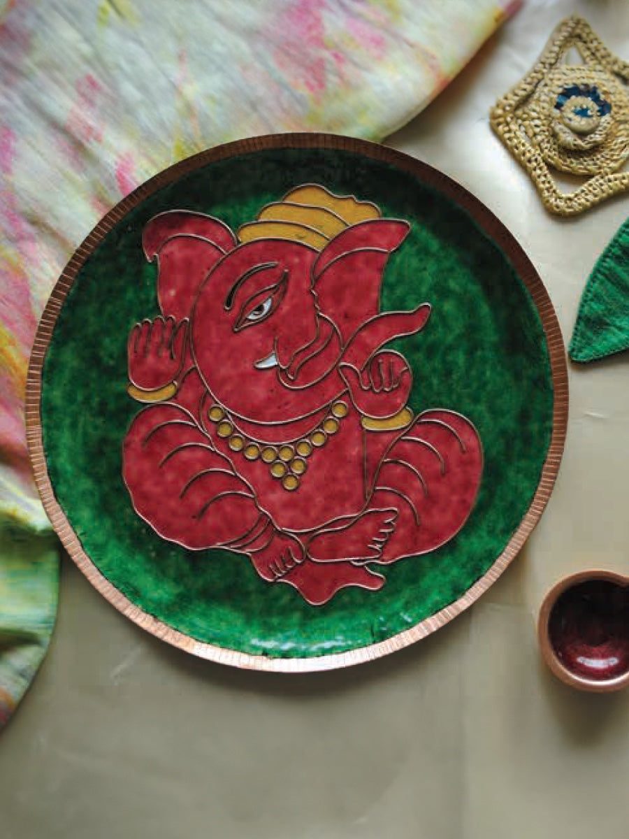 Shop Ganpati Plate by EkiBeki 