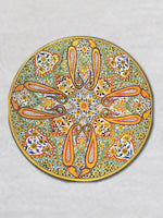  Paper Mache Paisley Designer Wall Plates for sale