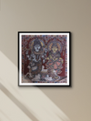 Shop Elegancy of Shiva and Parvati: Kalamkari painting by Sudheer