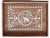 Buy Elephant Handcrafted Tray in Wood Inlay by Satyug Singh