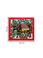 Elephant In Madhubani artwork for sale