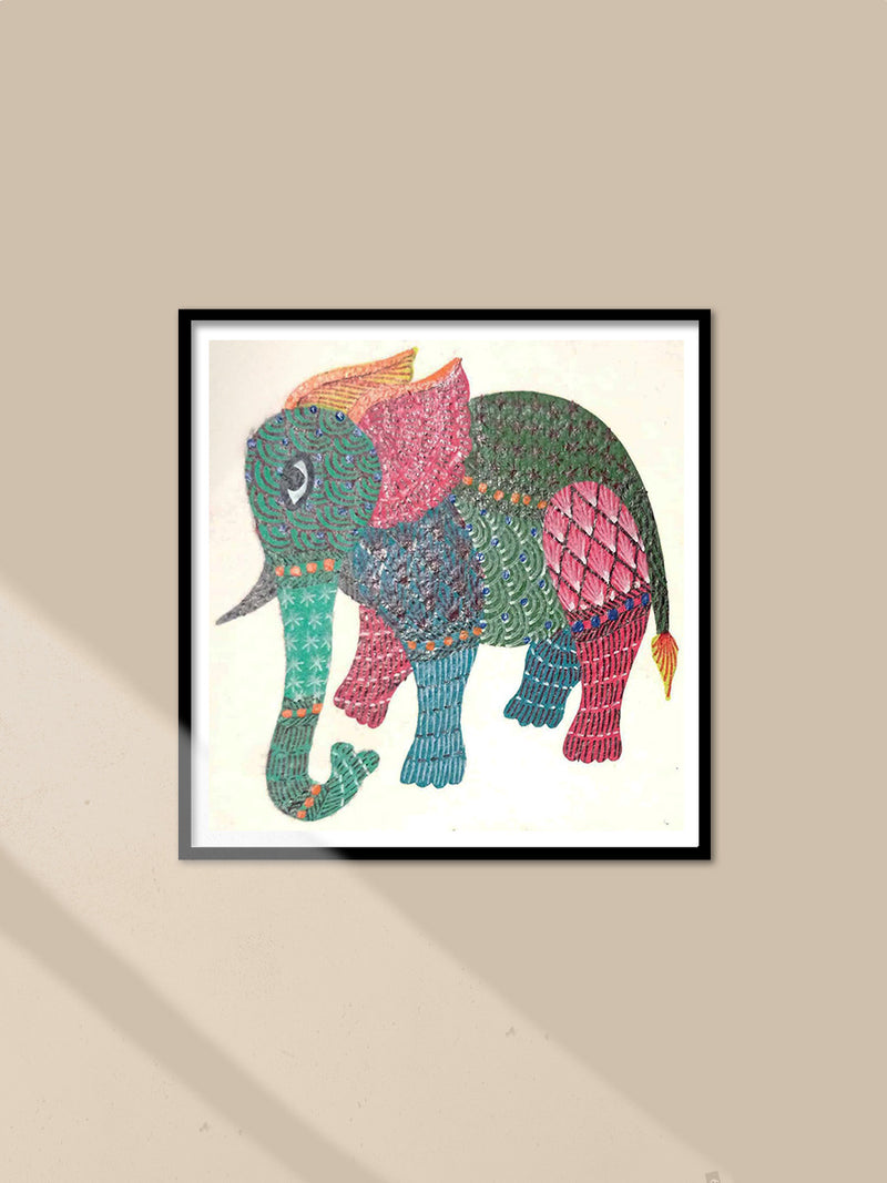 Shop Elephant in Gond by Kailash Pradhan